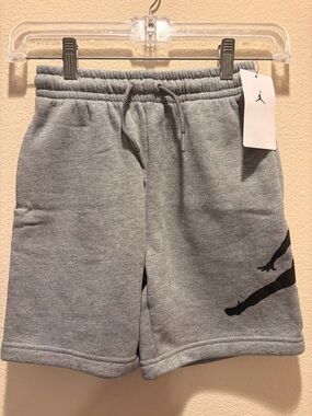 Jordan Gray Shorts with Jumpman Detail